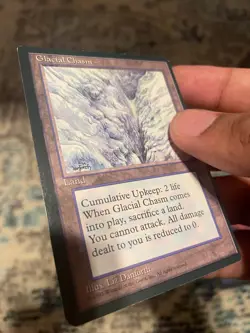 Glacial Chasm MTG Ice Age Light Play See Pics FREE SHIPPING - Image 3