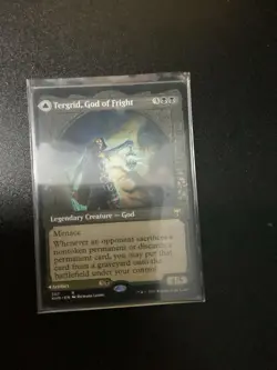 MTG Magic the Gathering Showcase Tergrid God of Fright Kaldheim - Image 1
