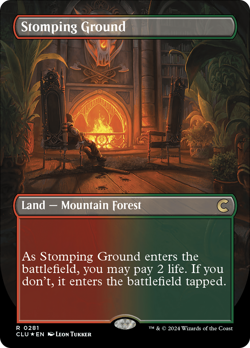 Stomping Ground (Borderless) [Ravnica: Clue Edition] Magic MTG - Image 1