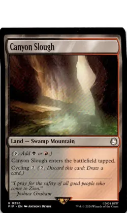 Canyon Slough (Surge Foil) R Universes Beyond: Fallout 784 NM - Image 1