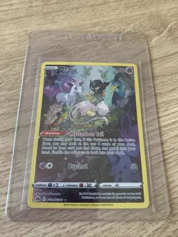 Sleeping Mew GG10/GG70 Crown Zenith: Galarian Gallery Holo Rare Pokemon Card - Image 1