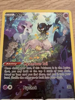 Sleeping Mew GG10/GG70 Crown Zenith: Galarian Gallery Holo Rare Pokemon Card - Image 5