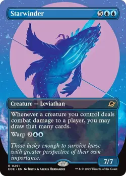 Starwinder (0291) (Borderless) Edge of Eternities NM Magic: The Gathering Foil - Image 1