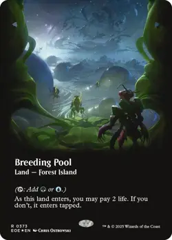 Breeding Pool (Borderless) (Galaxy Foil) Edge of Eternities NM Foil - Image 1