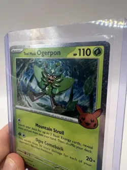 Teal Mask Ogerpon 024/167 : Rare Holo Card : Trick or Trade 2024 : Pokemon TCG - Image 3