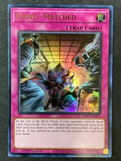 Yu-Gi-Oh TCG #RA01-EN074 Evenly Matched 1st Edition Ultra Rare LP - Image 1
