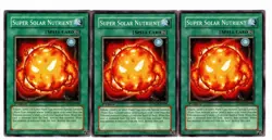 Yugioh- 3X Super Solar Nutrient - Common - 1st Edition - CRMS-EN058 - Light Play - Image 1