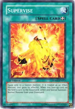 Supervise SDWS-EN017 1st Common Light Play Yu-Gi-Oh DNA GAMES - Image 1