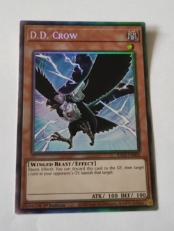 Yu-Gi-Oh! D.D. Crow (RA02-EN002) Collectors Rare English MINT - Image 1