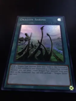 Yugioh Dragon Shrine SDBE-EN019 Super Rare 1st Ed LP - Image 1