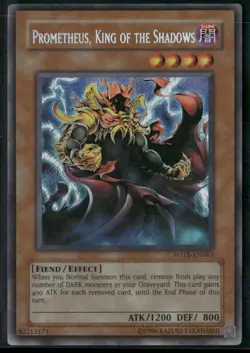 Yu-Gi-Oh! TCG Prometheus, King of the Shadows FOTB-EN063 Unlimited Secret Rare - Image 1