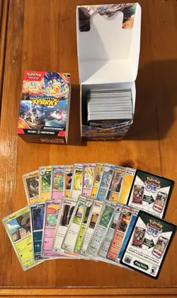 Bulk Pokemon cards - Surging Sparks with Booster Bundle box/sleeve - Image 1