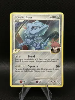 Pokemon TCG - Steelix GL Rising Rivals Card 51/111 - NM - Image 1