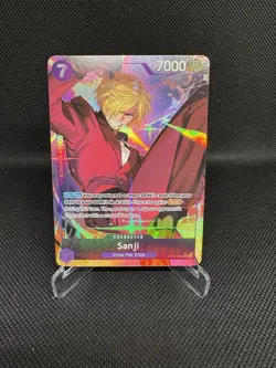 ONE PIECE TCG - SANJI (Alt Art) OP09-065 SR Emperors New World Card English NM - Image 1