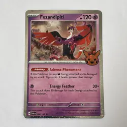 Fezandipiti (Cosmos Holo) 096/167 Trick or Trade 2024 Holo Pokemon Card - Image 1
