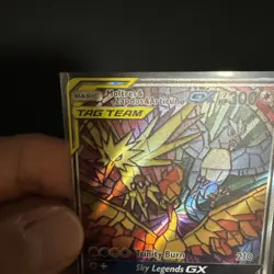 Pokemon TCG Moltres Zapdos Articuno GX SM210 Promo Holo Card NM Condition - Image 2
