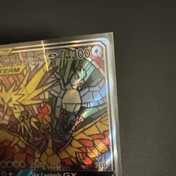Pokemon TCG Moltres Zapdos Articuno GX SM210 Promo Holo Card NM Condition - Image 3