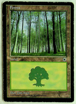 Forest #206 - Portal Edition - 1997 - Magic The Gathering Card - Image 1