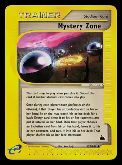 Pokemon Card - Mystery Zone Skyridge 137/144 Uncommon Non-Holo - Image 1