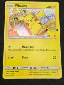 PIKACHU - 25/25 - MCDONALDS 25 ANNIVERSARY PROMO - POKEMON CARD - Image 1