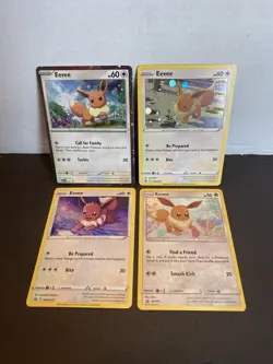 Pokemon Cards Eevee Holo Promo Bundle Lot - Image 1