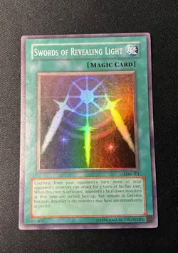 Yu-Gi-Oh SWORDS OF REVEALING LIGHT LOB-101 VINTAGE ORIGINAL PRINT - Image 1