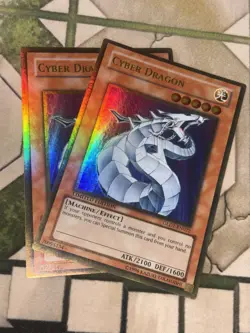 YuGiOh CYBER DRAGON Gold Rare Limited Edition Set GLD1 EN022 - Image 1