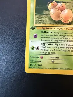 Pokemon Card - Erika's Exeggcute 1st Edition Gym Heroes 43/132 Uncommon 43/132 - Image 3