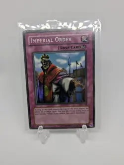 Yugioh Imperial Order PSV-104 Secret Rare LP Vintage - Image 1