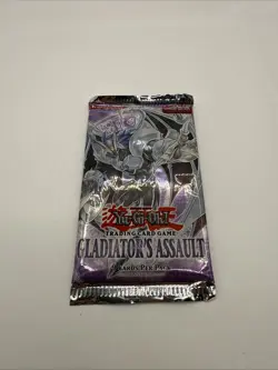 Yugioh Gladiator's Assault Unlimited Edition Booster Pack Factory Sealed 53334537810 - Image 1