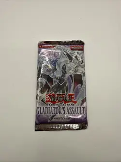 Yugioh Gladiator's Assault Unlimited Edition Booster Pack Factory Sealed 53334537810 - Image 2
