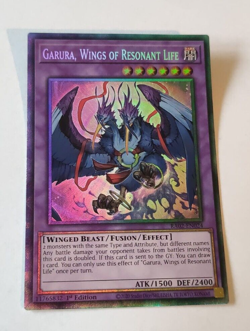 Yu-Gi-Oh! Garura, Wings of Resonant Life (RA02-EN024) CR English MINT - Image 1