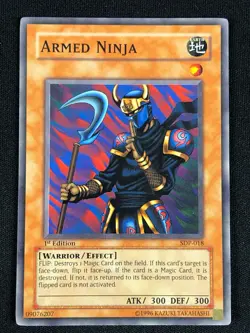 YUGIOH ARMED NINJA SDP-018 1ST COMMON (NM) - Image 1