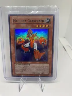 Yu-Gi-Oh! Machina Gearframe SDMM-EN002 1st Edition Super Rare LP - Image 1