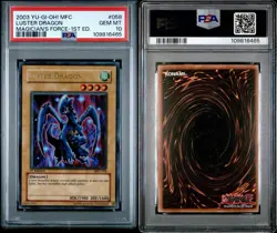 2003 Yu-Gi-Oh! MFC-Magician's Force 1st Edition #058 Luster Dragon PSA 10 - Image 3