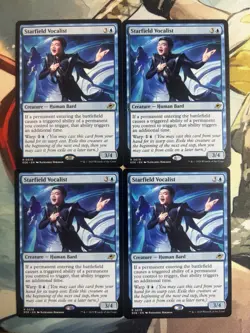 X4 Starfield Vocalist 0078 NM Edge of Eternities Magic The Gathering EOE - Image 1