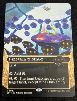 MTG - Thespian's Stage BORDERLESS - Edge of Eternities: Stellar Sights - Image 1