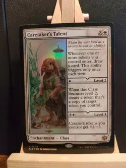 Caretaker's Talent FOIL - Bloomburrow - Rare - NM (see pics) MTG - Image 1