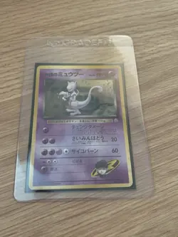 Rocket’s Mewtwo Japanese Holo Rare 150 Gym Challenge Pokemon Card Vintage - Image 1