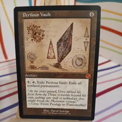 FOIL Perilous Vault The Brothers' War Magic MTG Artifact CARD 1x (101) - Image 1