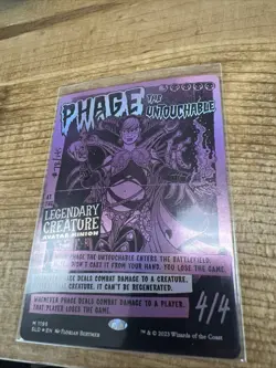 MTG Phage the Untouchable Secret Lair Drop Foil NM - Image 1
