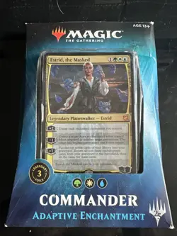 Magic: The Gathering Commander 2018 - Estrid, the Masked “Adaptive Enchantment” - Image 1