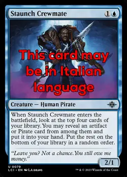 MTG 2x STAUNCH CREWMATE EXC - COMPAGNO RISOLUTO 79 - LCI - MAGIC - Image 1