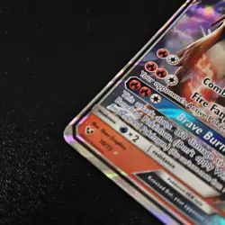 Pokemon Entei GX TCG Full Art Holo Card 10/73 Shining Legends - Image 4