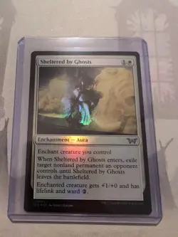 MTG - Sheltered by Ghosts - Foil - Duskmourn: House Of Horror - Image 1