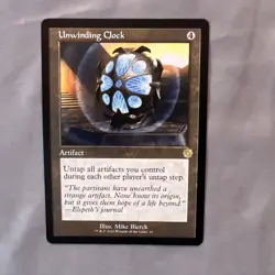 MTG Unwinding Clock 061 Retro Frame - The Brothers' War Retro Artifacts #061 - Image 1
