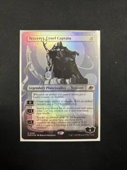 Tezzeret, Cruel Captain (Borderless) Edge of Eternities Foil - NM pack Fresh - Image 1