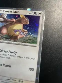 Kangaskhan 202 SWIRL Destined Rivals Promo Cosmos Holo NM Pokemon Card 2025 - Image 2