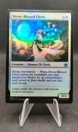 Moon-Blessed Cleric 026/281 Foil AFR MTG Magic The Gathering Card - Image 1