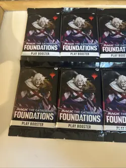 12 New Factory Sealed Magic The Gathering Foundations Play Booster Lot Freeship - Image 2